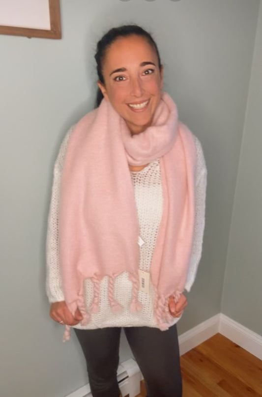 Pink Frost Scarf